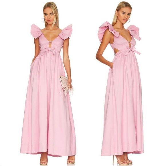 For Love And Lemons Pink Maxi Dress - Picture 2 of 4
